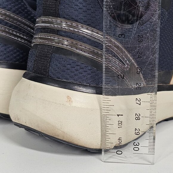 Veja Condor 2 Alveomesh Mens 8 Running Sneakers Shoes Navy Black Off-White - Picture 6 of 12